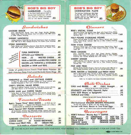 Big Boy 85 cent combo 1964