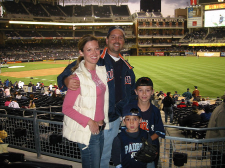 Opening day at Petco Park