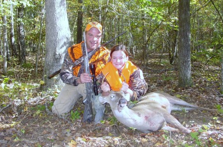 MY NIECE AND HER FIRST DEER 2007