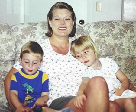 Me & the kids May 2000