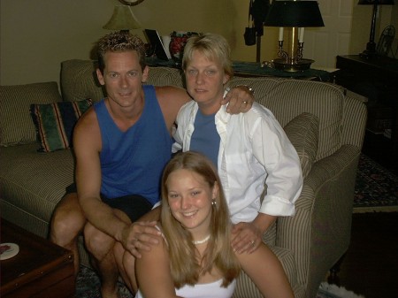 Oldest son Marc, wife Margaret and daughter Leah