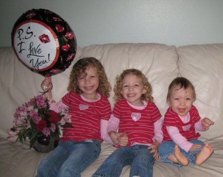 Valentine girls Anna, Sarah & Emma