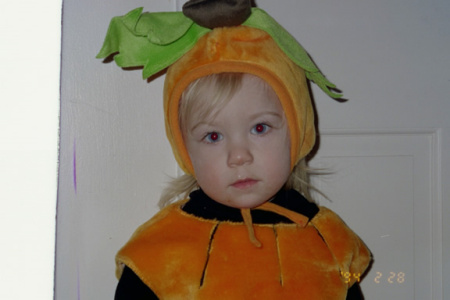 Amelia Pumpkin Halloween 2005