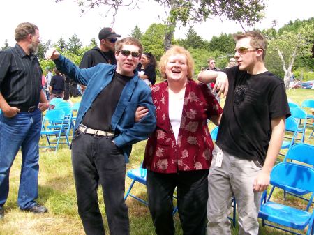 Will, Ded, and Joe at cousins wedding