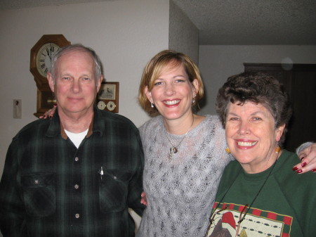 Dad, Amy, and Mom- Xmas 2005