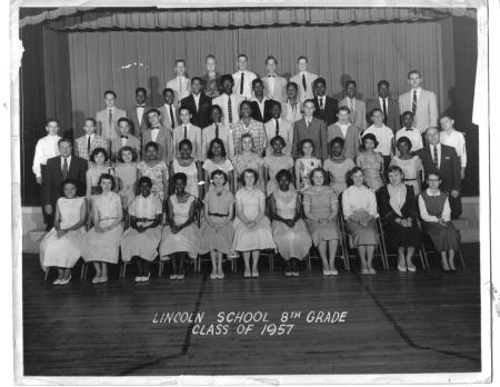Lincoln Grade School class of 1957
