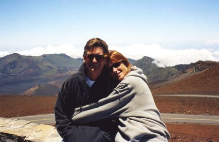 Mary and Dwain on top of Haleakala