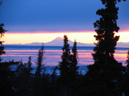 View from our house in Anchorage