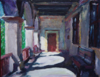 Painting of Villa Door