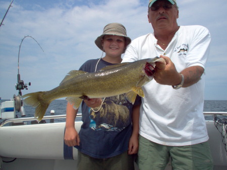 Collin Lake Erie Walleye fishing