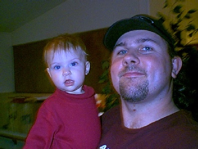 my niece Taylor and I xmas 2003? 2004?