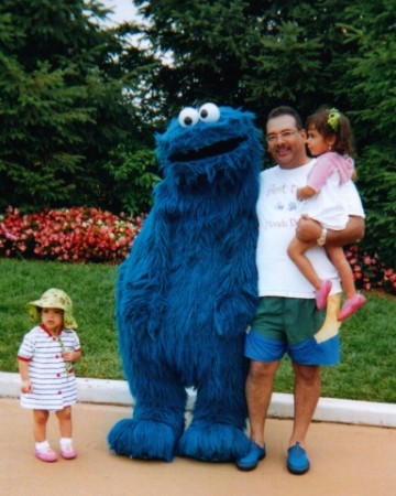 At Sesame Place in Pensylvania, July 2005