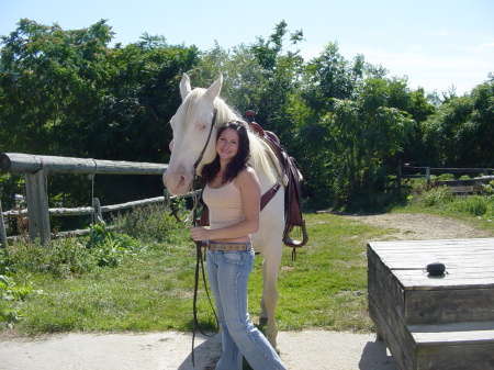 Me and my horse, Kasper