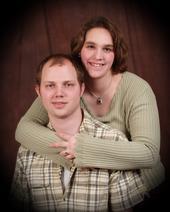 My youngest son, Paul and fiance Jen.