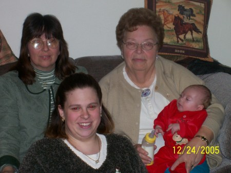 4 generation picture taken christmas eve 2005