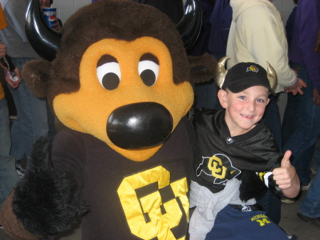 Sean and Chip (the mascot from CU)