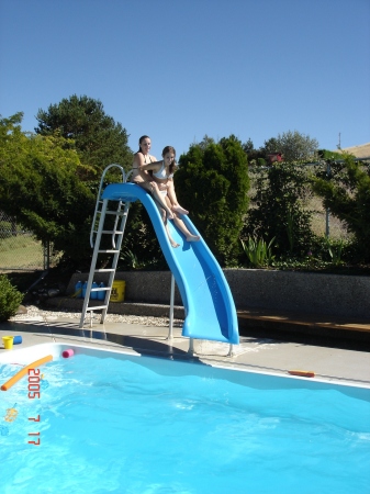 grandkids in our back yard