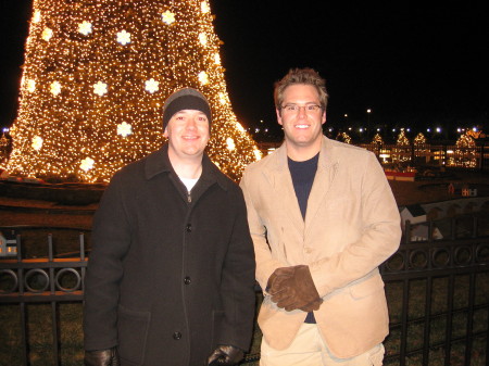 Dan & Nick at the National Christmas Tree in DC