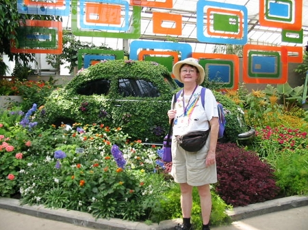 Montreal Botanic Gardens - 60's VW bug display