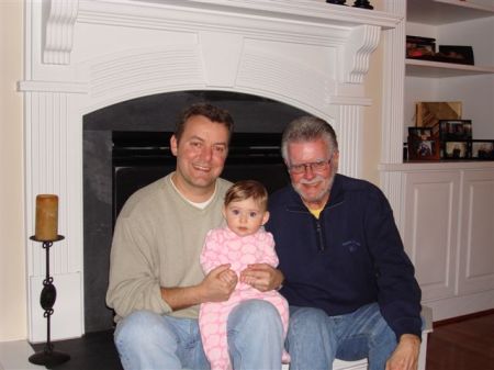 Regan, her daddy and her grandpa