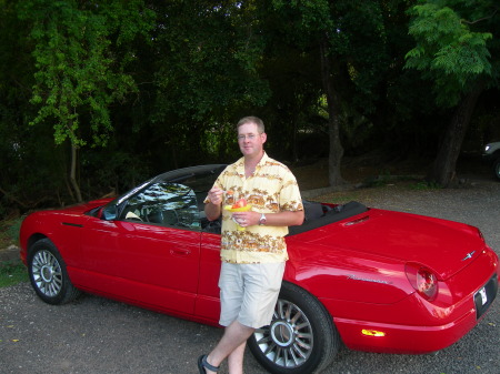 Me and the rental car