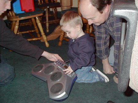 Papa Lance and Grandson Kyler