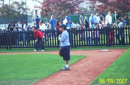 Nathan ready to play ball at Petco Park