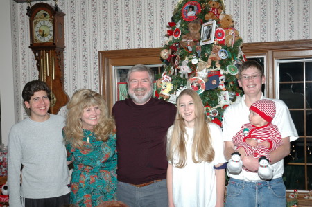 Christmas 2005 with our blended family