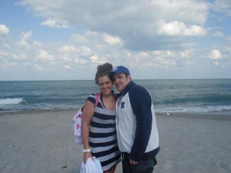 Eric and Taylor in Florida for senior trip