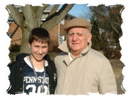 My son, Shane, with my Dad