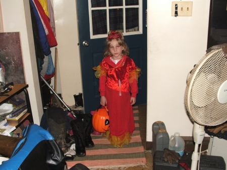 My youngest step-daughter Halloween 2008