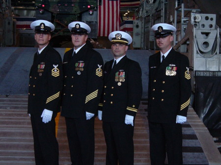 USS San Antonio's commissioning ceremony, Corpus Christi, TX