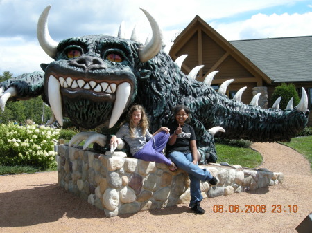 Alli and her friend Christine 2008