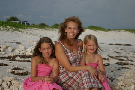 my girls and I at the beach