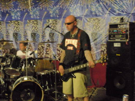 Troy playing Bass