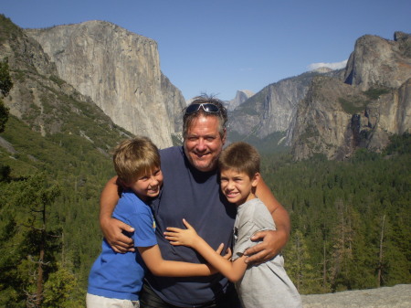 My boys and I at Yosemite 2008