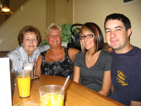 Mom, me, Niki, nephew Jason