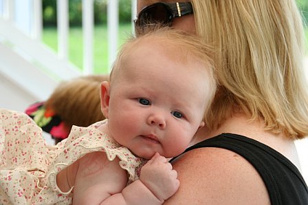 Baby Sophie at two months