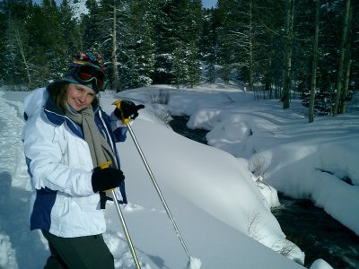 Snowshoeing near Kirkwood