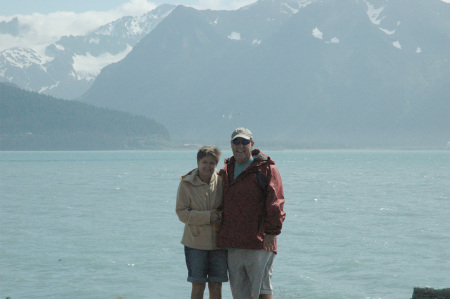 Rick and I in Alaska July 2007