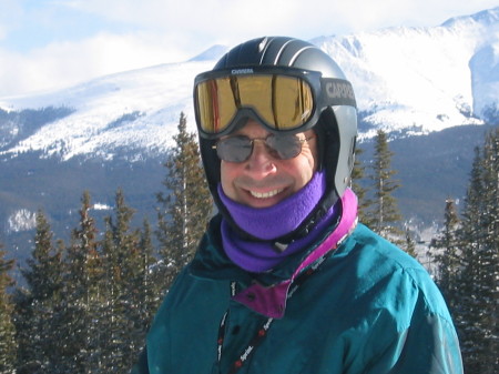 Ed skiing in Rockies near Denver