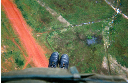 michael's feet at 1000 ft up