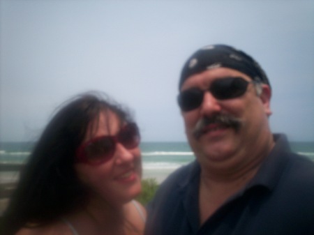 Me and Hubby on a1a( beachside)