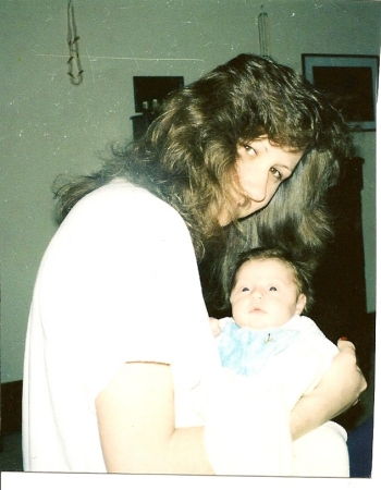 Heather and Baby Samantha Mccormick 1990