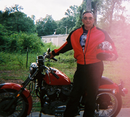 Dave w/1978 Harley Sportster