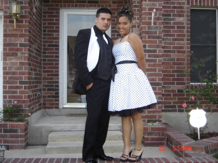 My son on prom night