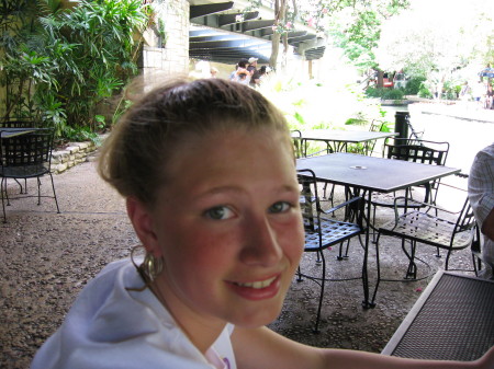 Melissa on the Riverwalk in San Antonio