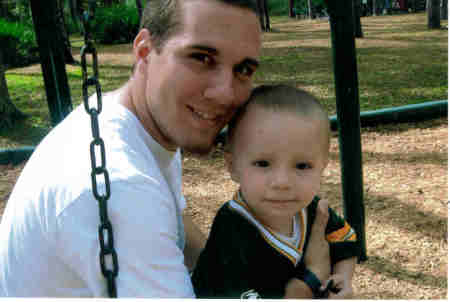 My husband Chris and son Kaden.