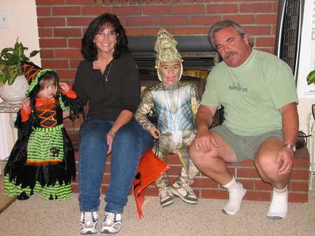 Halloween with the Grand kids (2 of them)