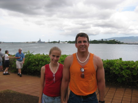 My daughter and me at Pearl Harbor